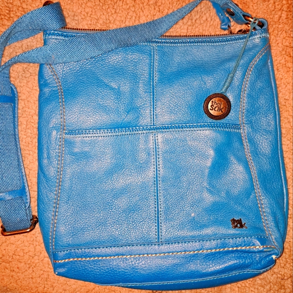 The Sak blue crossbody